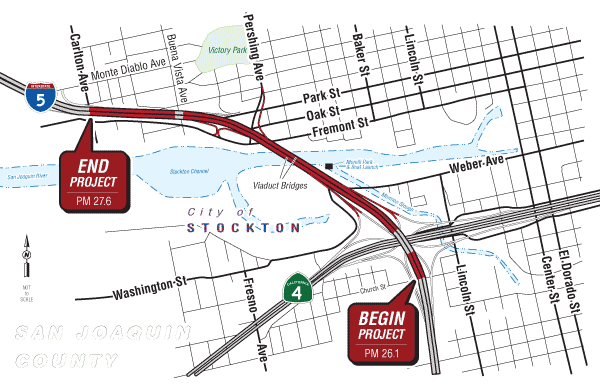 Graphic of project location map